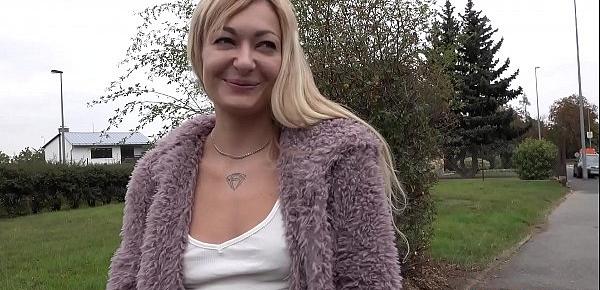 Public Agent Lola Shine gets her tight pussy fucked in the woods